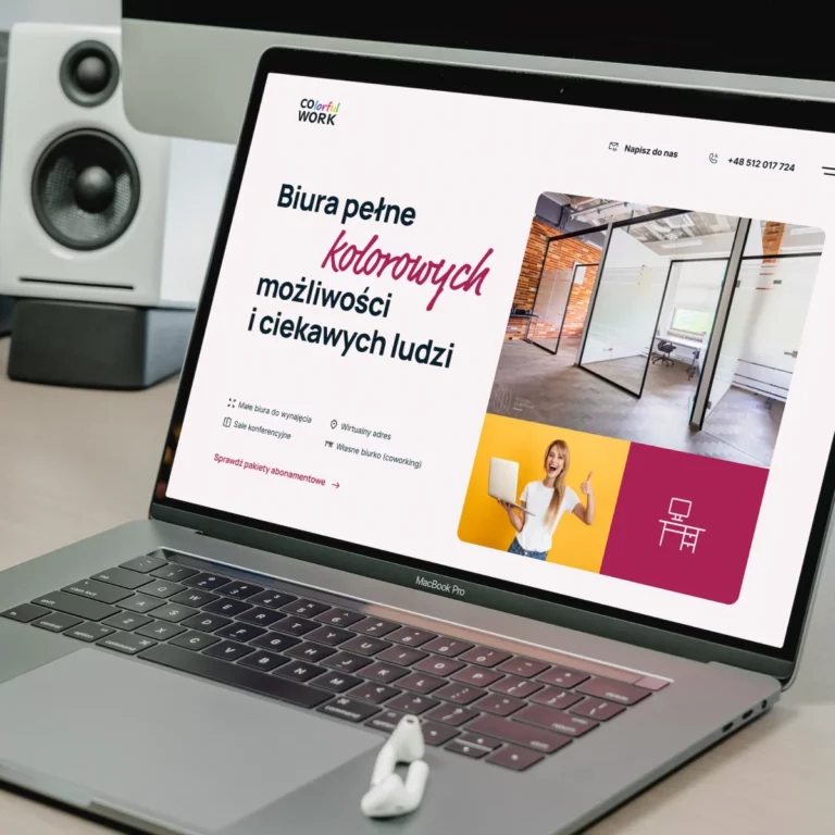 strona internetowa dla coworkingu