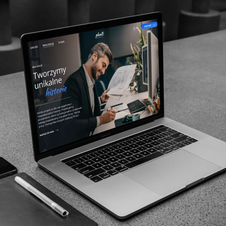 projekt graficzny strony internetowej